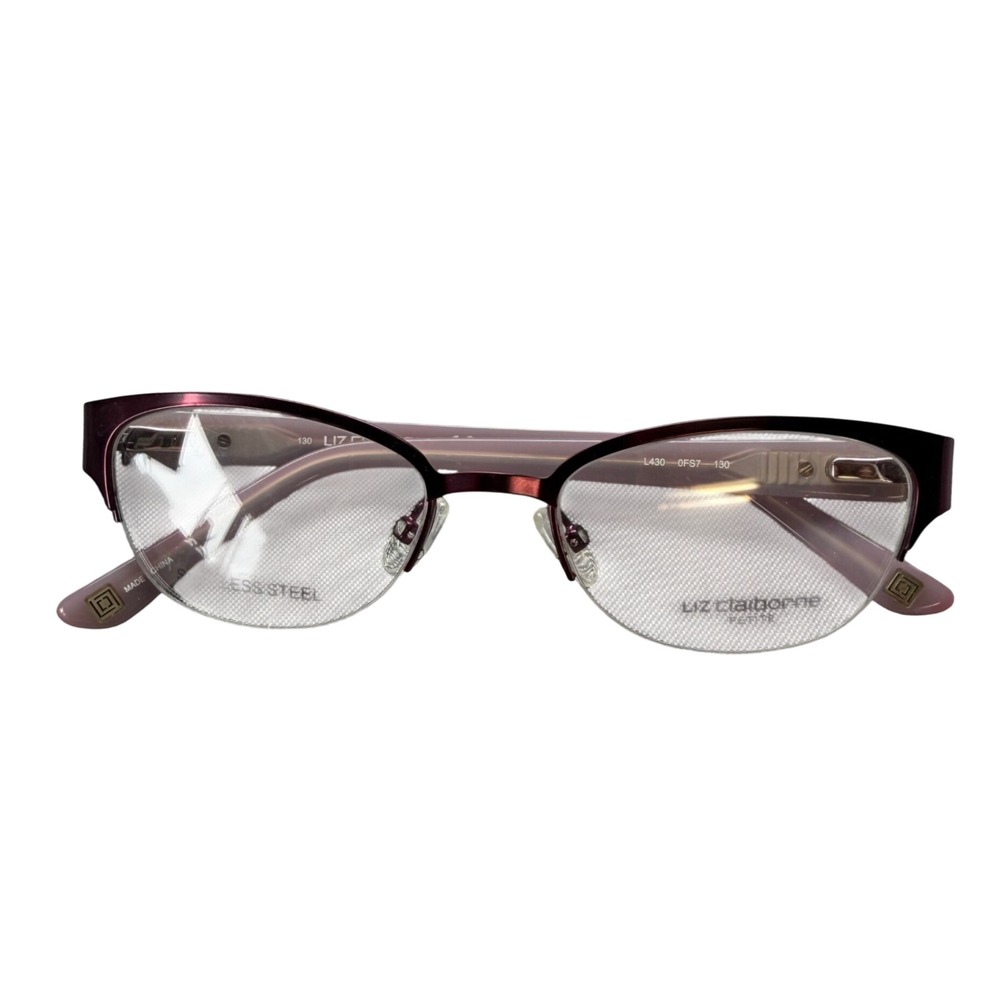 Liz Claiborne Eyeglasses Women 51-16-130 Burgundy L430 Petite Eyeglass Frames